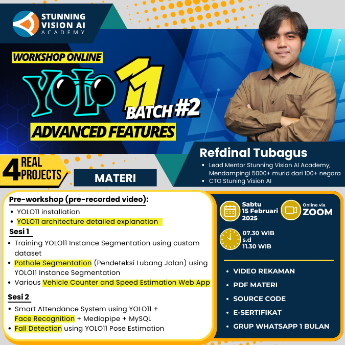 Workshop YOLO11 Advanced Features Batch #2