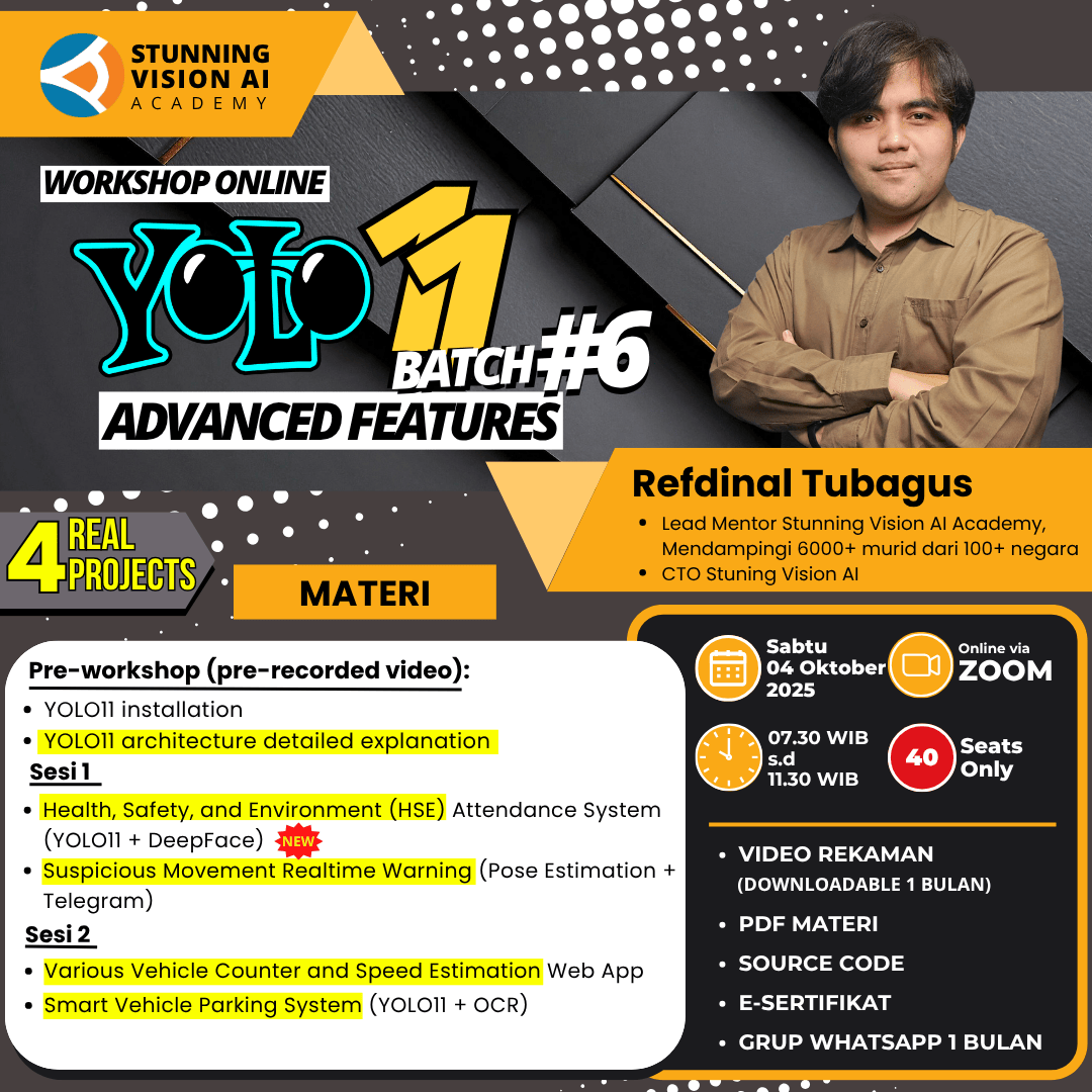 Workshop YOLO11 Advanced Features Batch #6