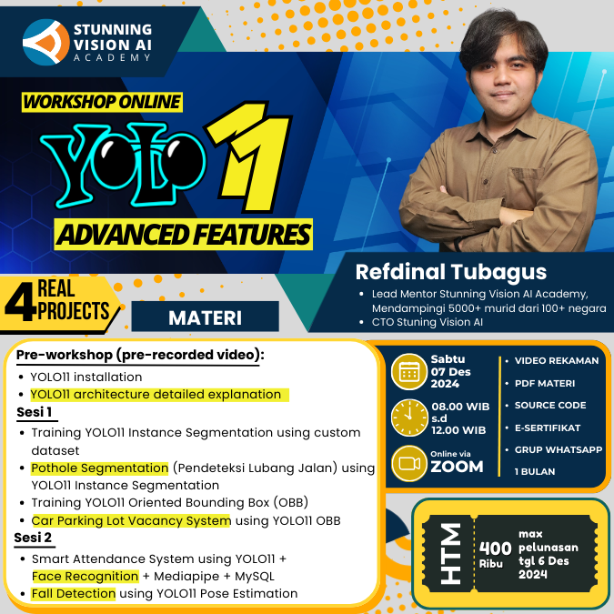 Workshop YOLO11 Advanced Features